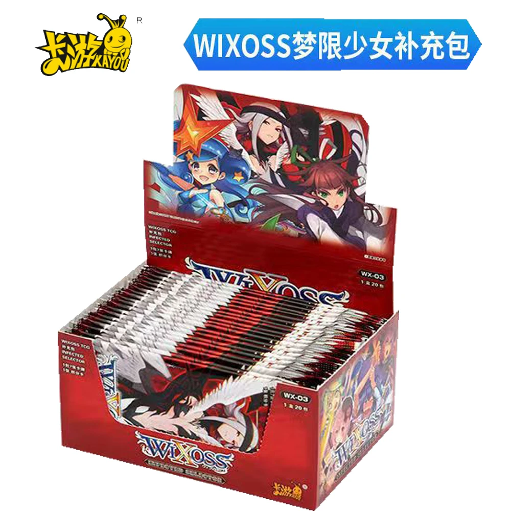 Kayou Wholesale WIXOSS Cards Collection for Children Exquisite Multiple Types Rich Colors Cards Hobbies Friends Festivals Gifts