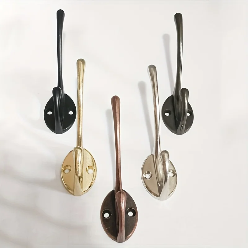 1Zinc alloy vintage single hook、clothes hook、Cabinet bedroom door top coat hook、Door back hook、Wall-mounted coat hook、Wall Decor
