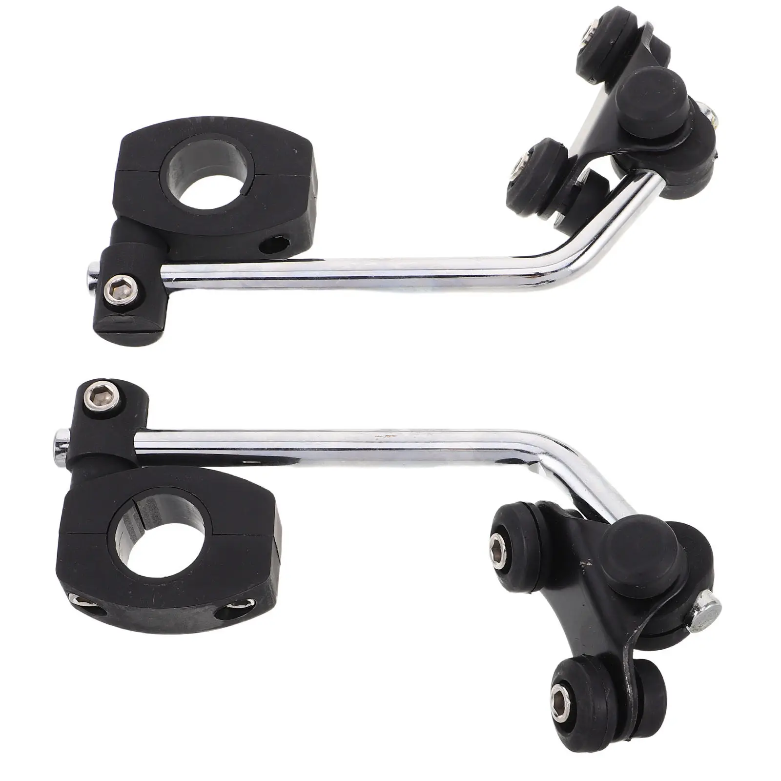 

Комплект из 2 кронштейнов для крепления ветрового стекла мотоцикла, модифицированные универсальные кронштейны для ветрового стекла, обеспечивающие устойчивую поддержку