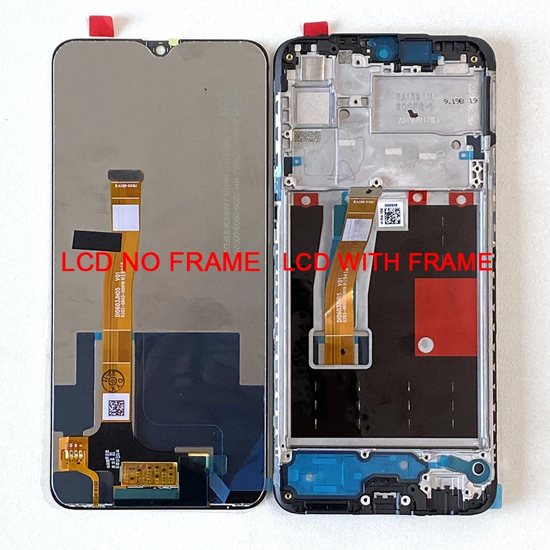 6.3 Original  For Oppo Realme 5 Pro RMX1971 LCD Display Screen+Touch Panel Digitizer Frame For Oppo Realme Q