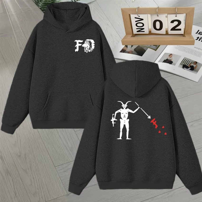 2025 Fashion Autumn Winter Forward Observations Group Double Sided Print Hoodie Long sleeve Men Women Fleece Sweatshirt Unisex