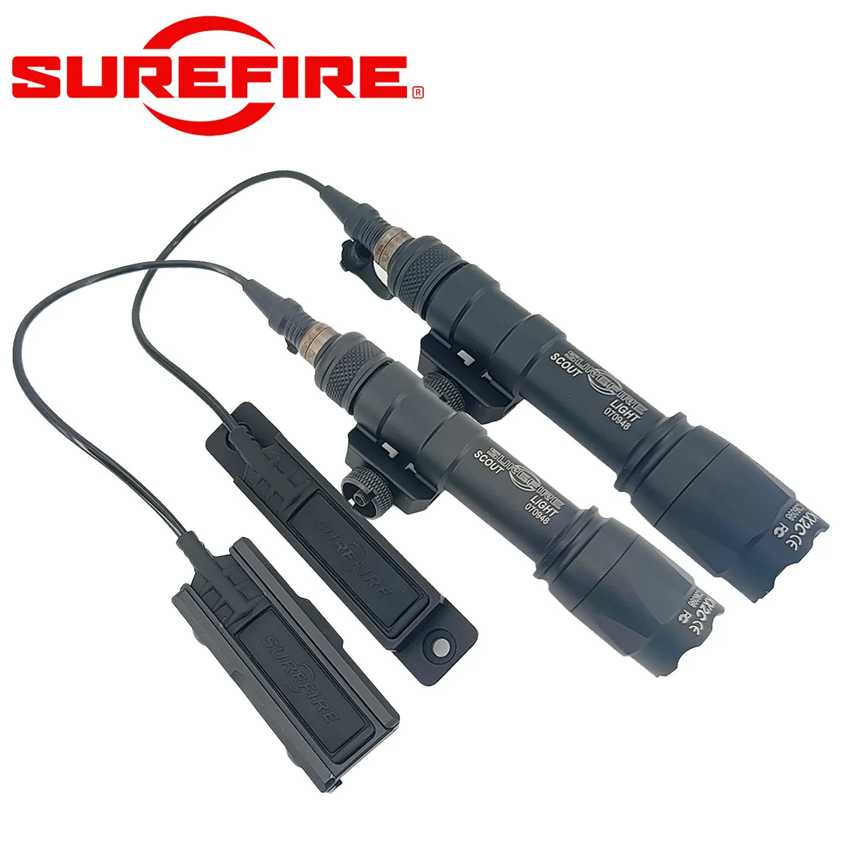 Surefire M300A M600C Flashlight With ST07 Switch Lamp With Plate Mount Base Tactical Airsoft Hunting Light Fit 20mm Rail