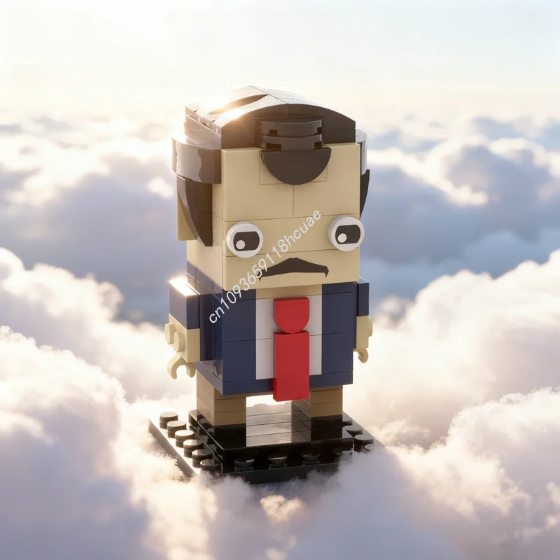 102 piezas MOC Brickheadz Mr. House Fallout New Vegas, modelo de programa de televisión, bloques de construcción, regalo para festivales, juguetes creativos