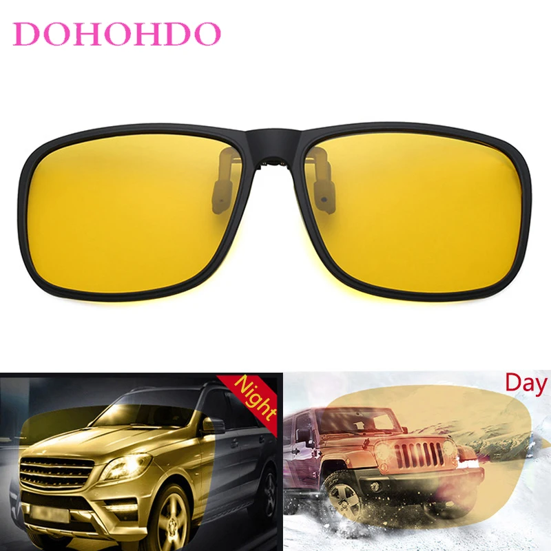 Polarized Clip-On Sunglass Women New Brand Designer Anti-Glare Night Vision Sun Glasses Men Outdoor Sports Goggles Ladies UV400