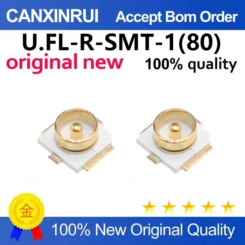 （5pcs-100pcs）Original genuine U.FL-R-SMT-1 (80) SMD RF coaxial connector IPEX inner pin