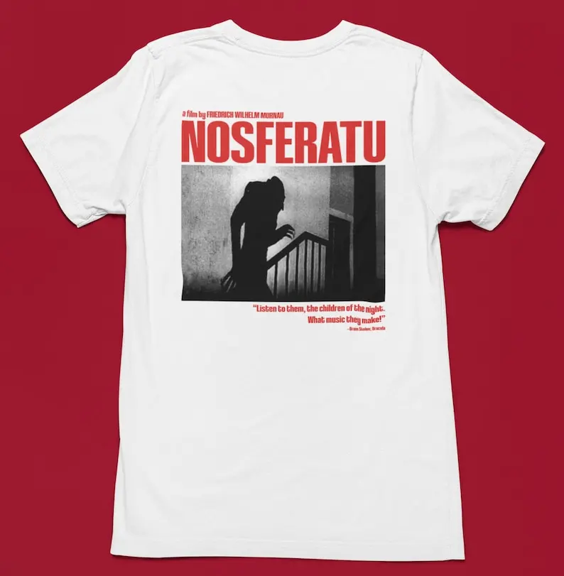 Nosferatu Tshirt, Dracula tee, Aesthetic tee, film cult shirt, Movie cult, spooky tshirt, Vampire Shirt, Classic Horror shirt