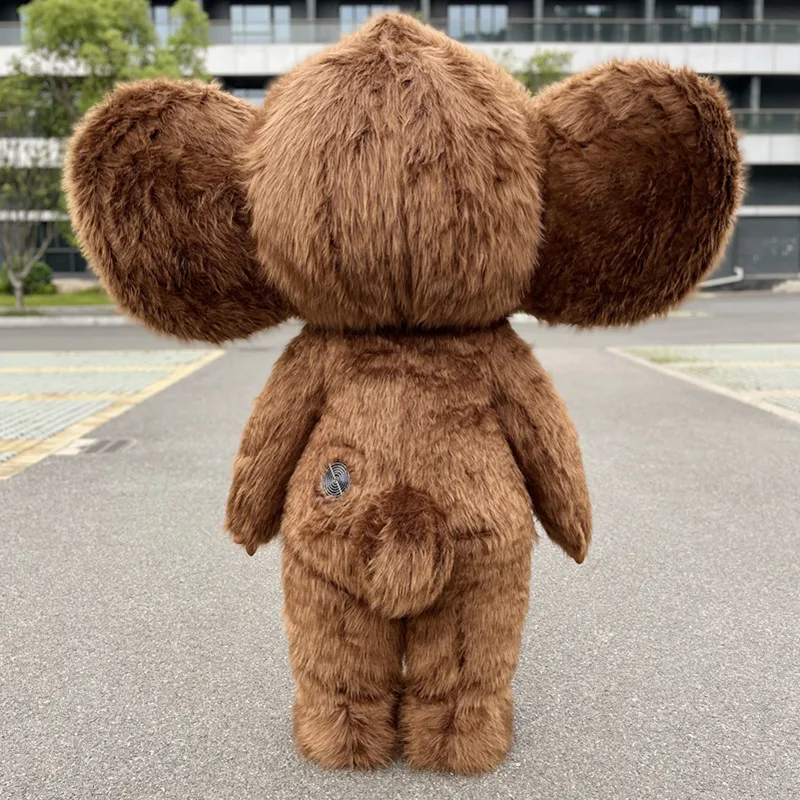 200cm Inflated  Чебурашка Крокодил Гена  2m/2.6mLovely Inflatable Cheburashka Mascot Walking Cosplay Cute Big Ears Monkey Costum