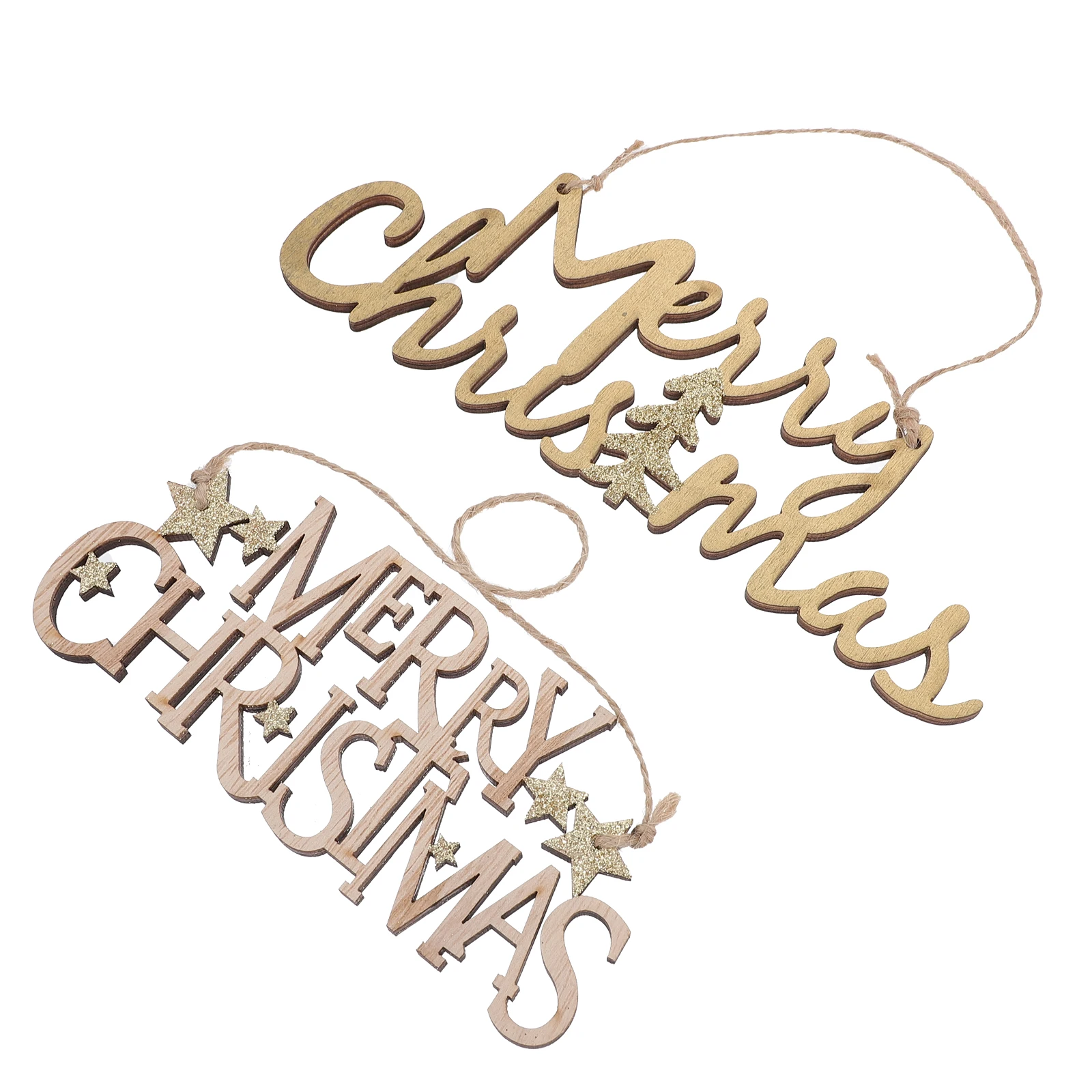 

Wooden Letter Plaque Smooth Edges Elegant Decorative Sign for Wall Door Tree Christmas Party Home Bar Cafe Hanging Sign Festival