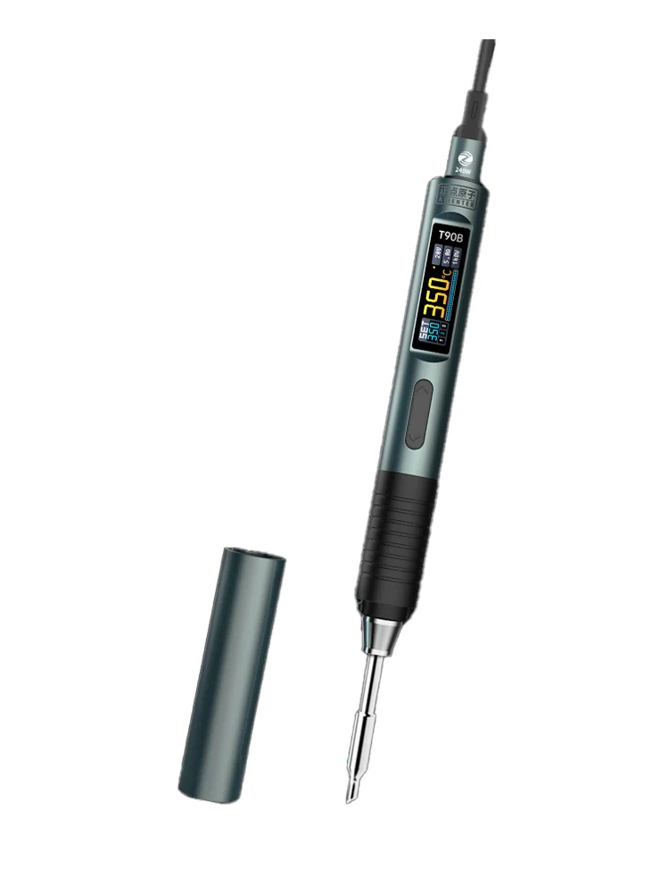 ALIENTEK T90B Smart Soldeerbout 140W PD3.1 Type-C IPS Scherm Verstelbare Temperatuur T245 Punten Precisie Soldeer Gereedschap - afbeelding 2