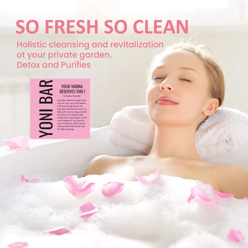 1/2/3Pcs Yoni soap Vaginal Cleansing Remove odors Vaginal itching Women clean their uterus Yoni soap Ladies Nursing Products