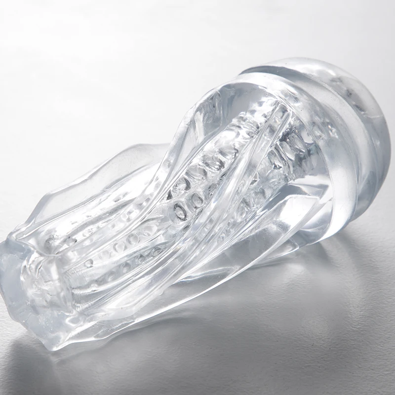 2023 Male  Transparent Jelly Adult Cups Realistic Pussy Vagina For Men Penis Pump Glans Sucking Suction Sex Toys Adult 18 Erotic