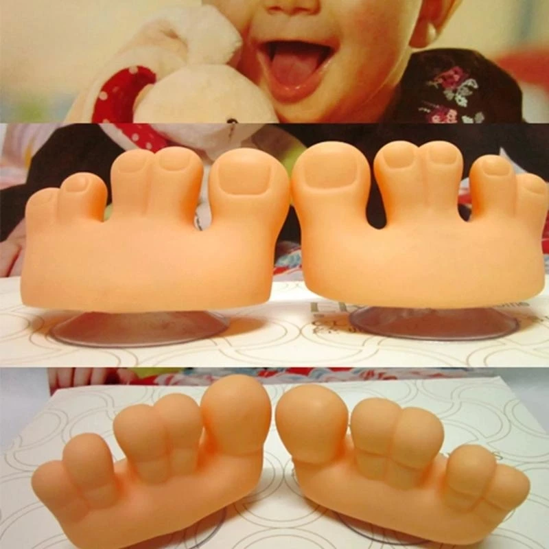 Tooth Brush Holder Foot Toe Feet Toothbrush Holder Home Bathroom Accessory