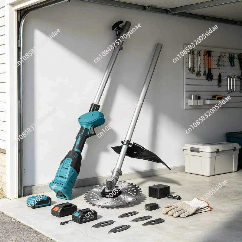New Courtyard Multifunctional Lithium-ion Lawn Mower Household Wireless Electric Portable Garden