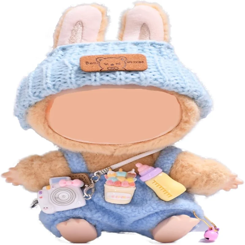 

Кукольная одежда для плюшевых игрушек Labub 17 см, брелок для ключей, комплект плюшевой одежды Labub (без куклы Labub)