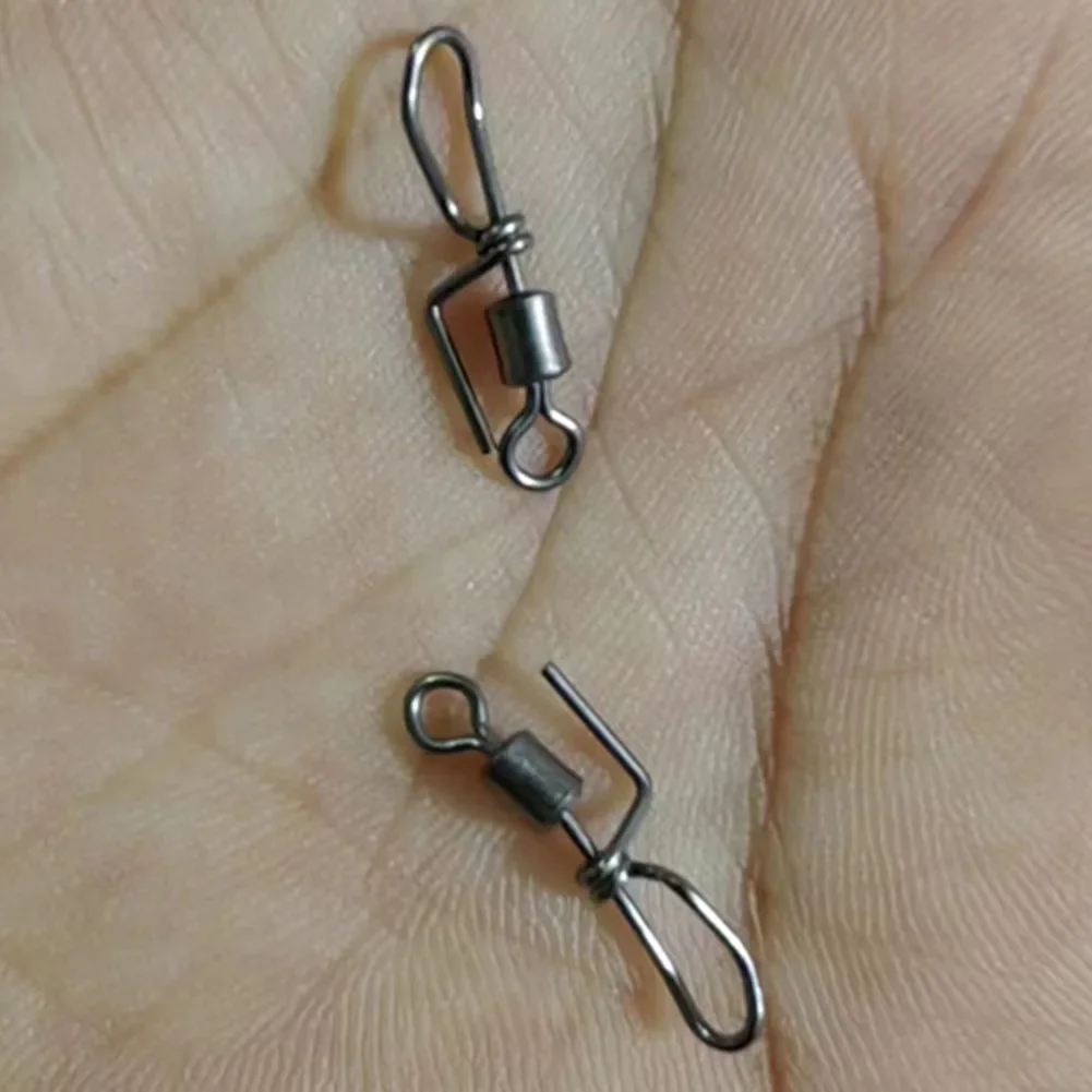 20PCS Cascade Swivels For Sea Fishing Rigs  Sea Fishing Clip Down Resistance To Corrosion Strength To Use Fishing Hook
