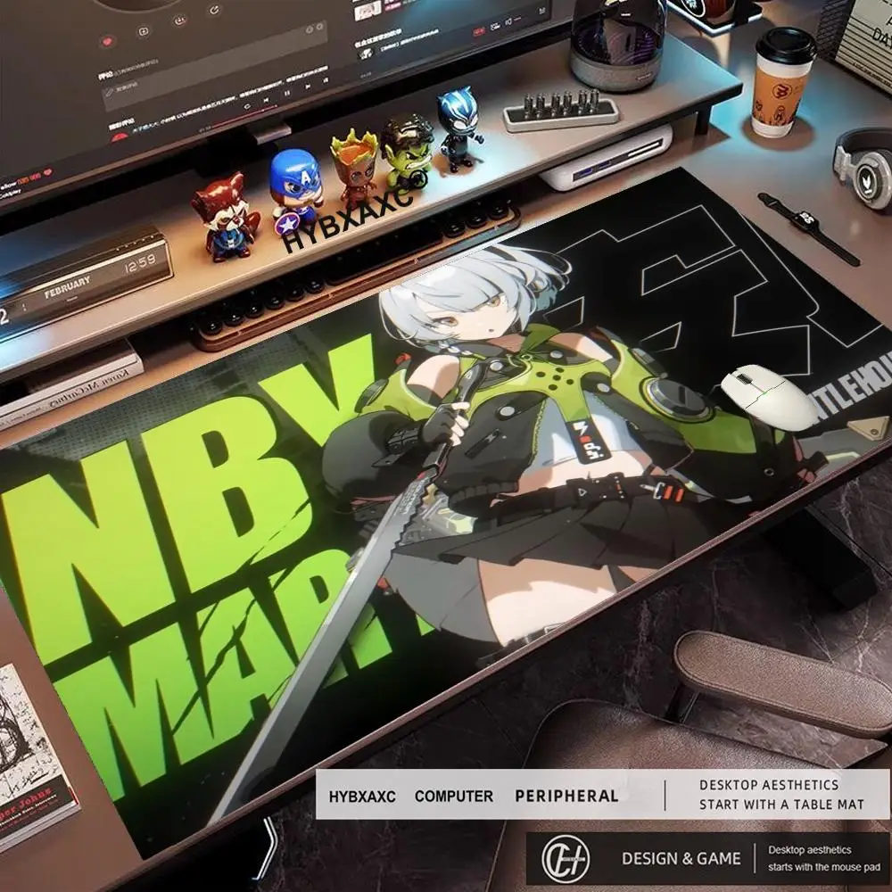 New Kawaii Anime Gaming Girl Mousepad Zenless Zone Zero Mouse Pad Computer MousePads XXL Large Zzz