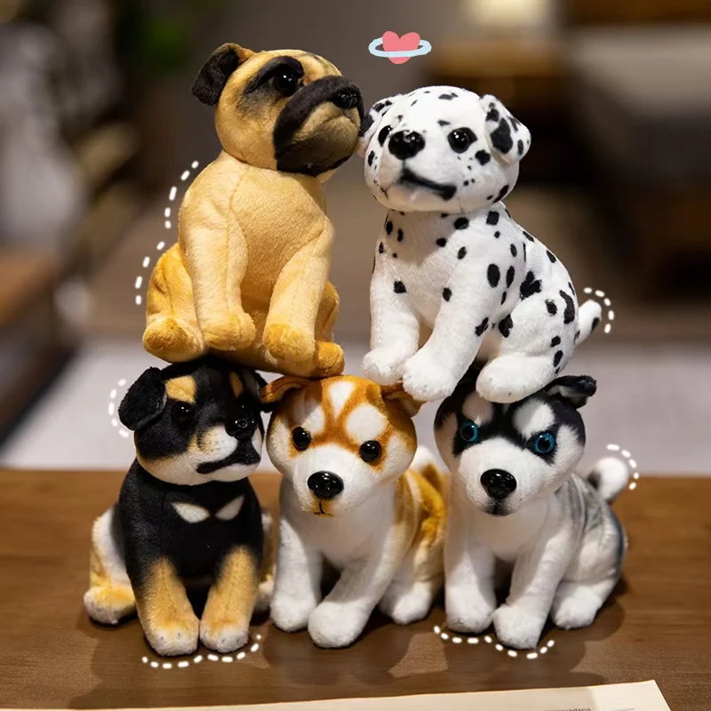 Dogs and kennel plush toy puppies can leave the kennel soft and lovely stuffed animals are a surprise gift for children