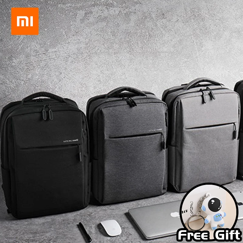 Xiaomi الحد الأدنى الحضرية على ظهره 2 ترقية الرجال والنساء 15.6 بوصة كمبيوتر محمول USB حقيبة السفر حقيبة ظهر للكمبيوتر المحمول مقاوم للماء