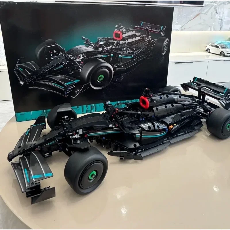 2025 التقنية F1 W14 E 1642 قطعة 42171 العروض اللبنات سوبر سباق السيارات الجمعية MOC BrickModelCarDIY VehiclesToyGifts