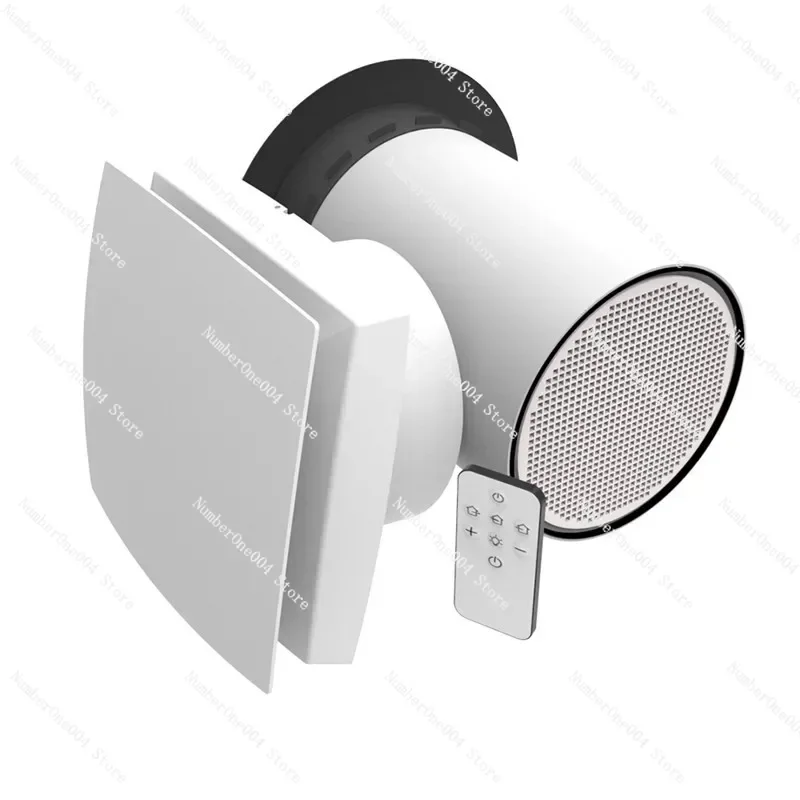 Duvara monte tip HRV'ler Isı Geri Kazanımlı Taze Hava Havalandırma Ünitesi 20~64m3/h minik oda Havalandırma üniteleri Seramik enerji rejeneratörü