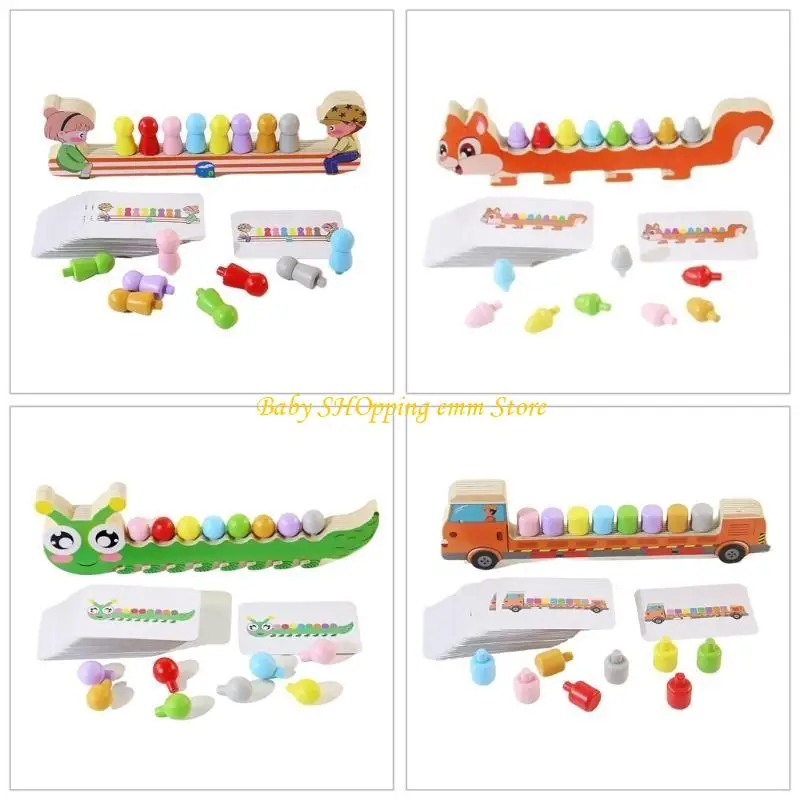 23GD幼稚園の色マッチングおもちゃの子供認知パズルゲームの手の協調のためのゲーム