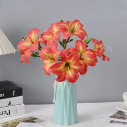 35CM Artificial Lily Flower Home Decoration Vase Flower Arrangement Accessories Wedding Scenery Silk Flower