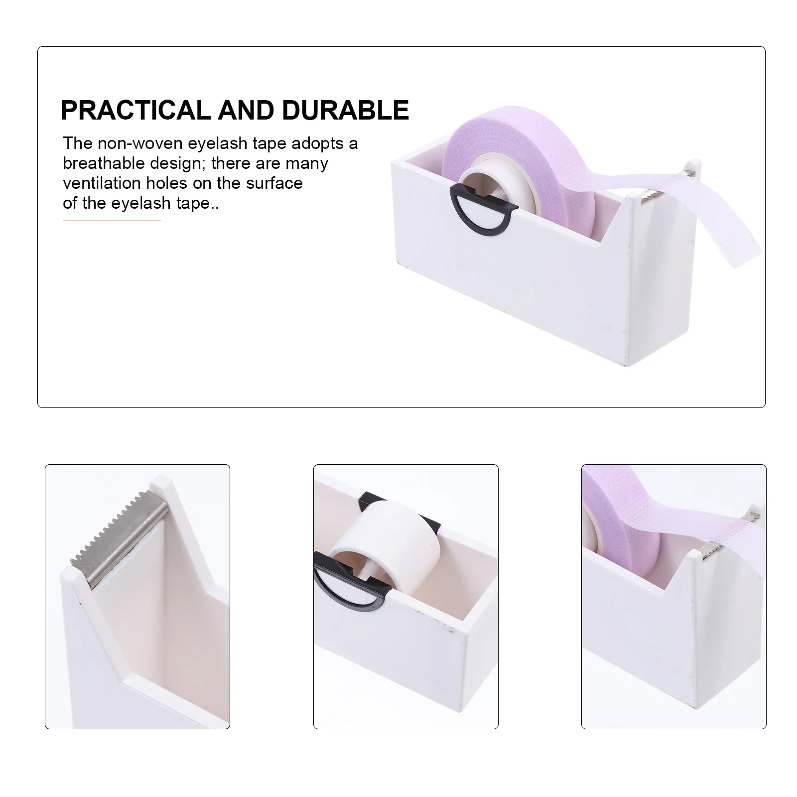 1 ชุด เทปติดขนตาปลอมสำหรับต่อขนตา อุปกรณ์ติดขนตา แถบติดขนตา สำหรับร้านเสริมสวย