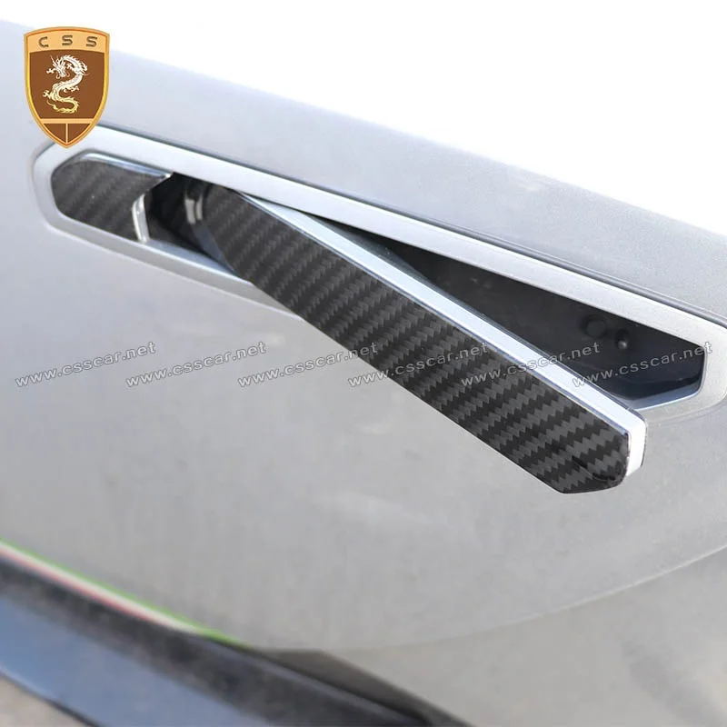 Hot Sale Dry Carbon Fiber Door Handle Cover For Lambor Huracan LP610 LP580