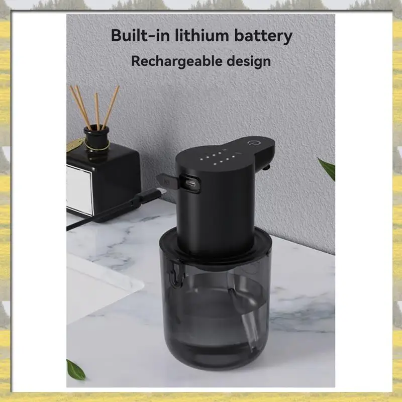 

Hot Sale 400Ml Rechargeable Desktop Electric Soap Dispenser Waterproof Wall-Mounted With Smart Hand Washing Technology For Hygie