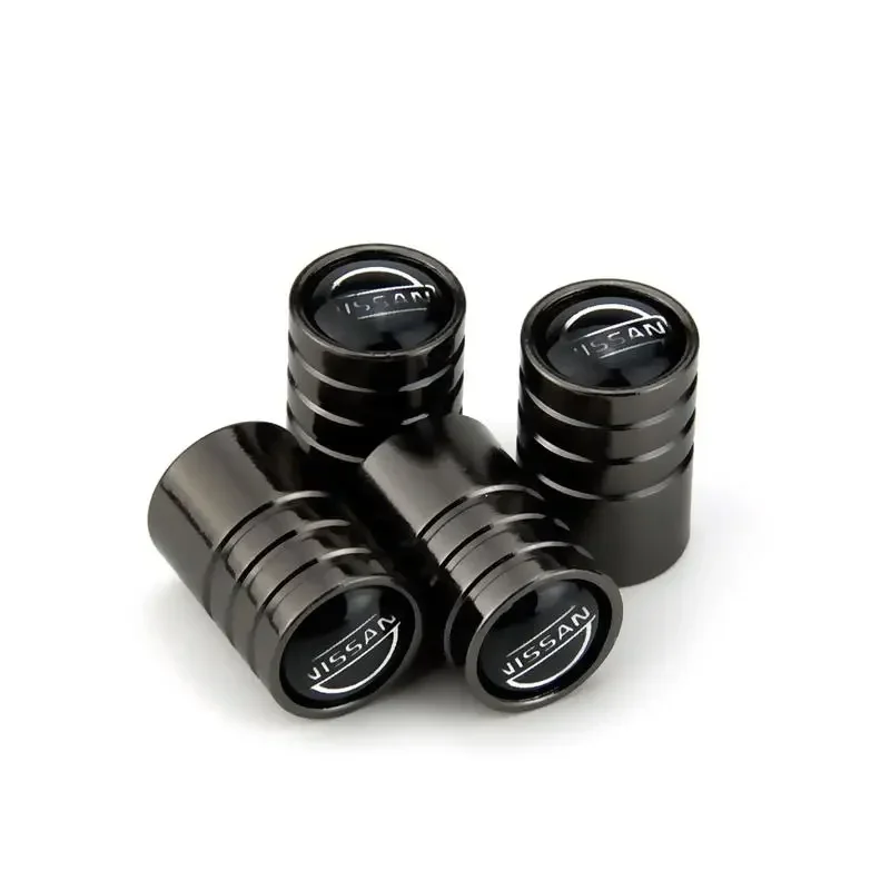 4pcs Car Tire Valve Stem Caps Wheel Car for Nissan Juke Note Qashqai Xtrail Tiida Altima 350z 370z Leaf Sylphy Teana Accessories