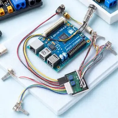 

1Set Three Band Amplifier Circuit Active Eq Preamp for Bass Guitar Active Pickups Volume Bass Treble Midrange Controls Guitar