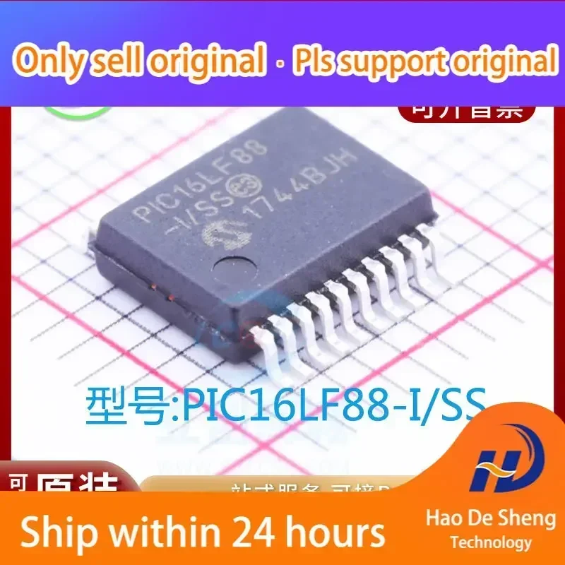 

10 шт./лот PIC16LF88-I/SS SSOP20, новый оригинальный аккумулятор на складе