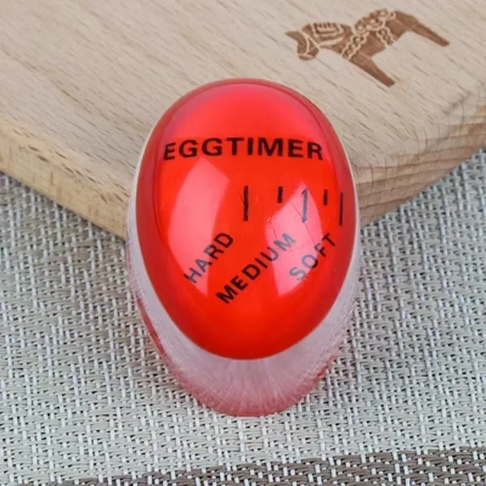 2026 New 1Pcs Resin Egg Cook Timer Color‑Changing Indicator Practical Kitchen Tool For Soft Boiled Hard Boiled Egg Cooking
