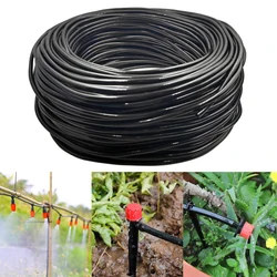 5m Black Drip Irrigation Hose Perfect for DIY Garden Irrigation System Or as Blank Distribution Tubing for Any Garden