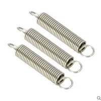 5PCS 0.8 x 6/7/8/10 x L 0.8mm stainless steel Tension spring with a hook extension spring length 20mm to 100mm