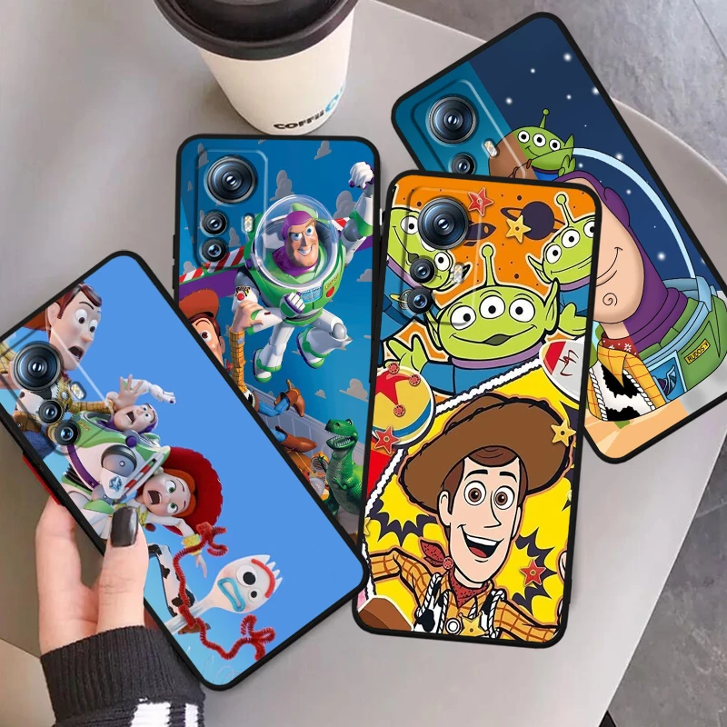 

Toy Story Disney Cartoon For Xiaomi Mi 14 13T 13 12T 12 11T 11i 11 10T 10 Pro Lite Ultra 5G Black Back Phone Case