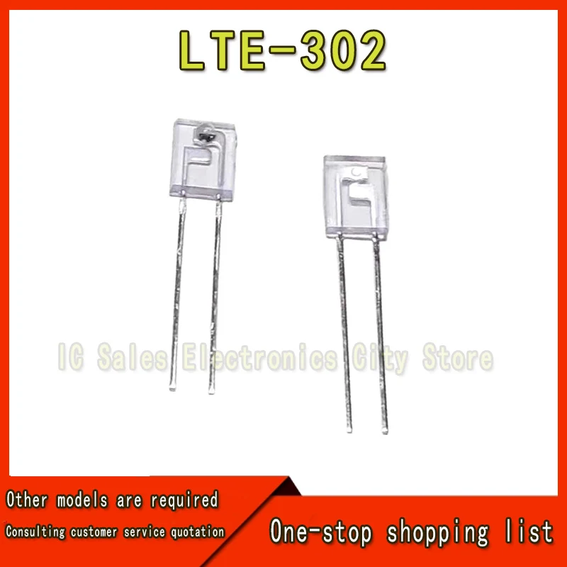 50 100 Stuks LTE-302 LTR-301 L = 4.4Mm Zij Infrarood Uitzendende Diode Golflengte 940nm Muis Emitting Buis Dip-2