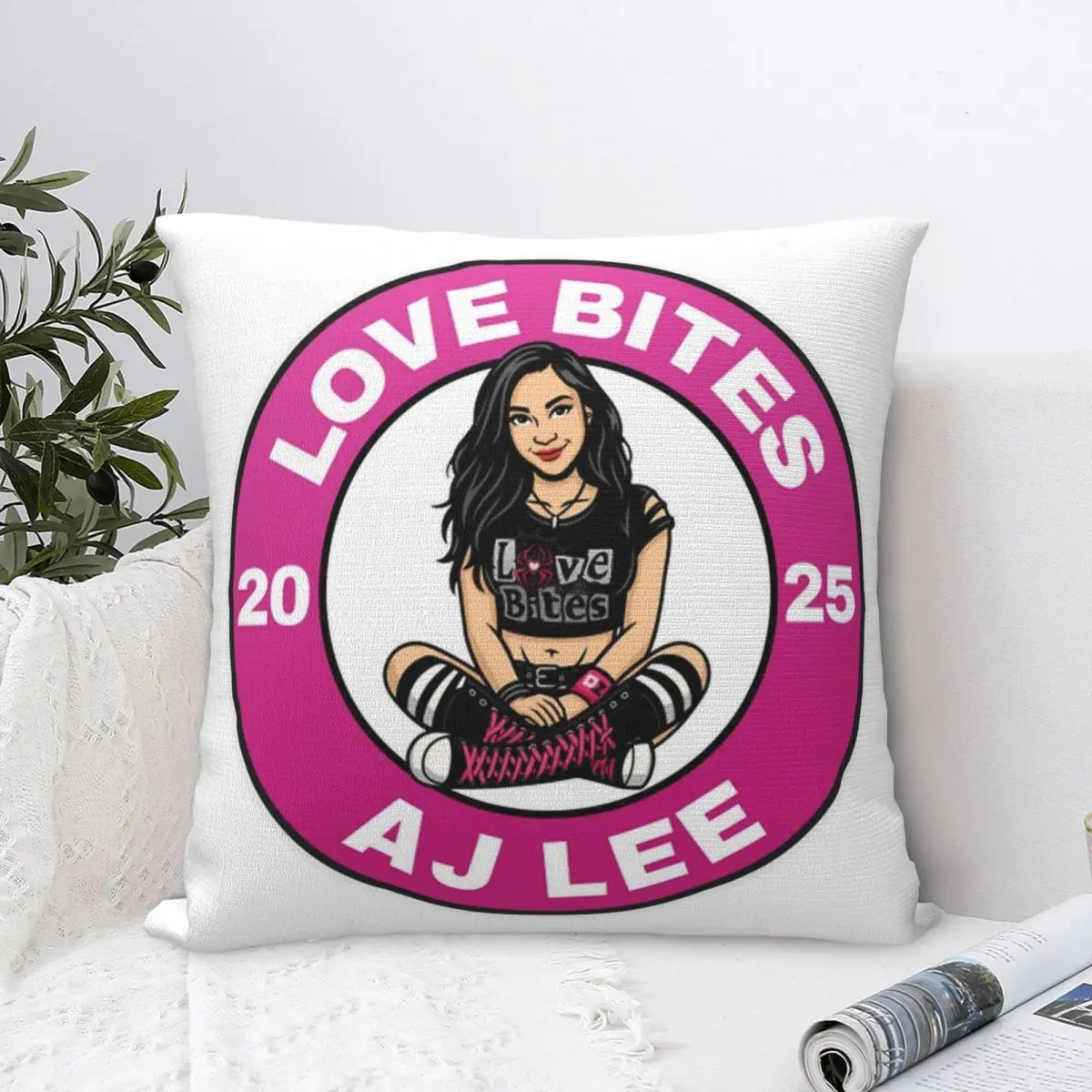 Aj Lee Throw Pillow…