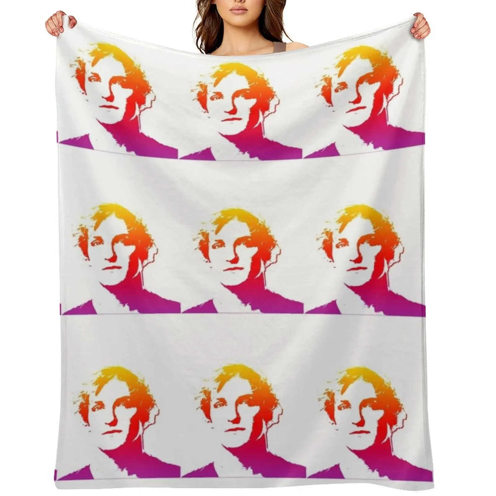 

Logan Paul - Gradient Throw Blanket For Baby Blankets Sofas Of Decoration Hairy Soft Beds Blankets