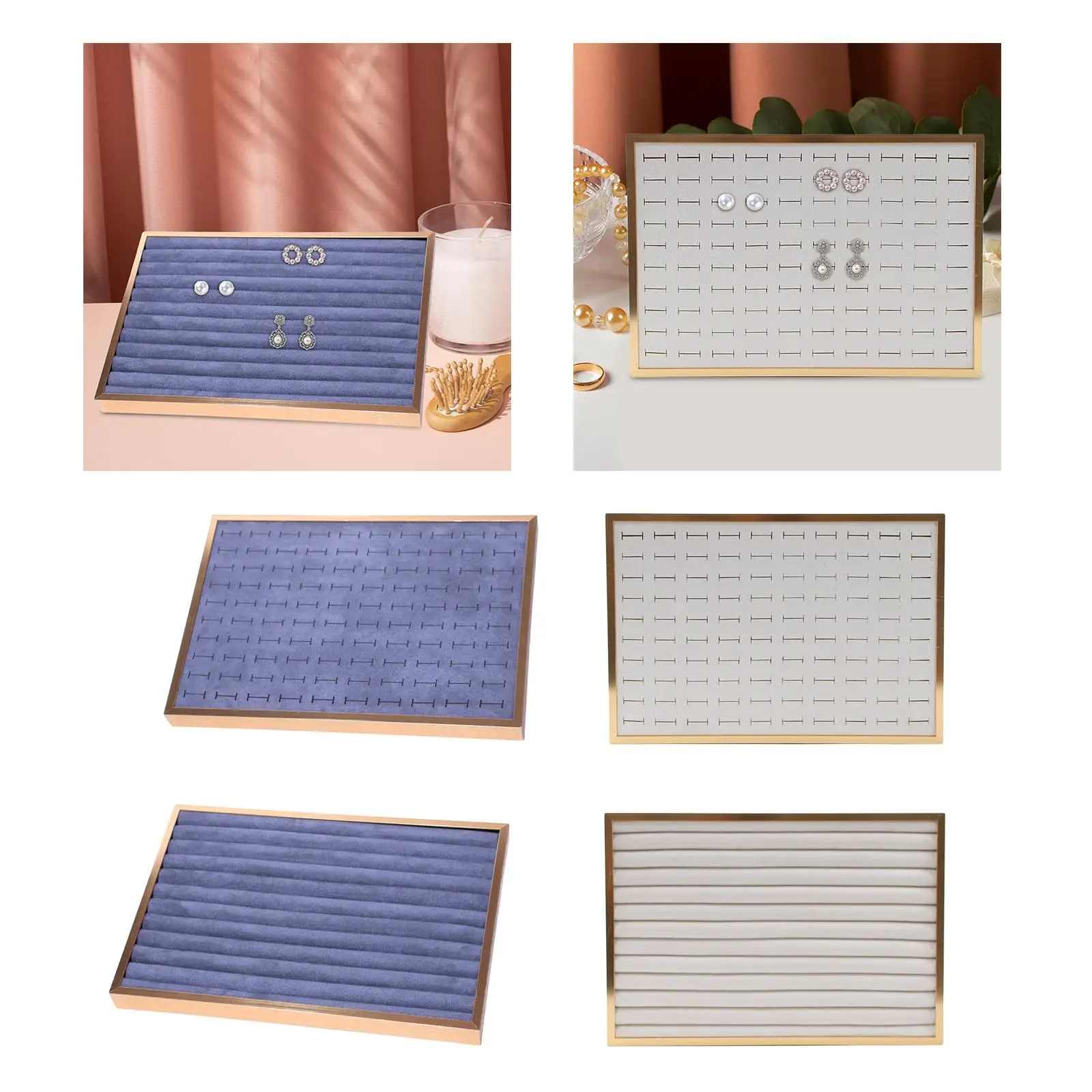 

Tabletop Jewelry Holder for Earrings and Rings, Ideal for Home Use