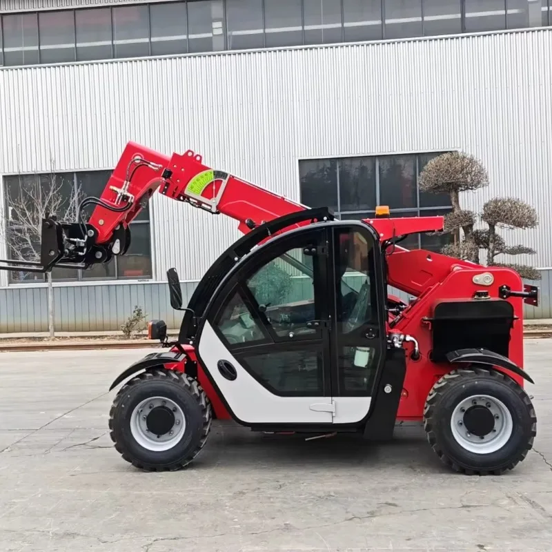 3-4.5Ton Mini Telescopic Telehandler Forklift 7m Lifting Height High Quality Internal Combustion Forklift Trusted Telehandler