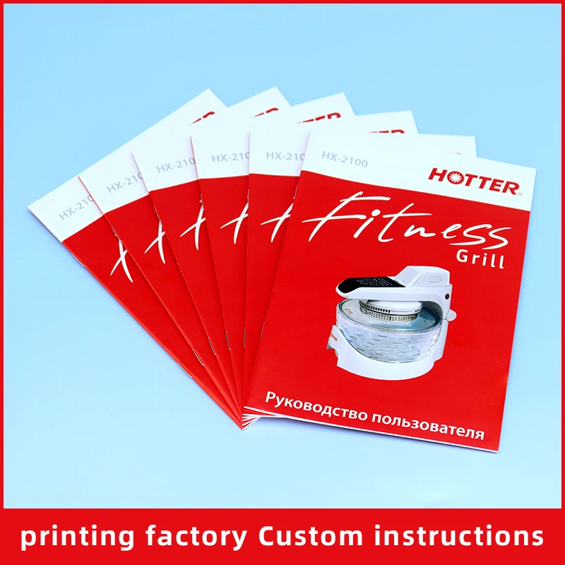 Custom Instruction Manual Flyer Booklet Pamphlet Menul Any Size Design Brochure Leaflet Catalogue Pamphlet Promotion Advertising