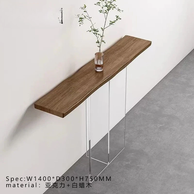 

Wabi Stillwind Acrylic Entrance Hall of Villa Entrance Foyer Partition Shelf Corridor Solid Wood