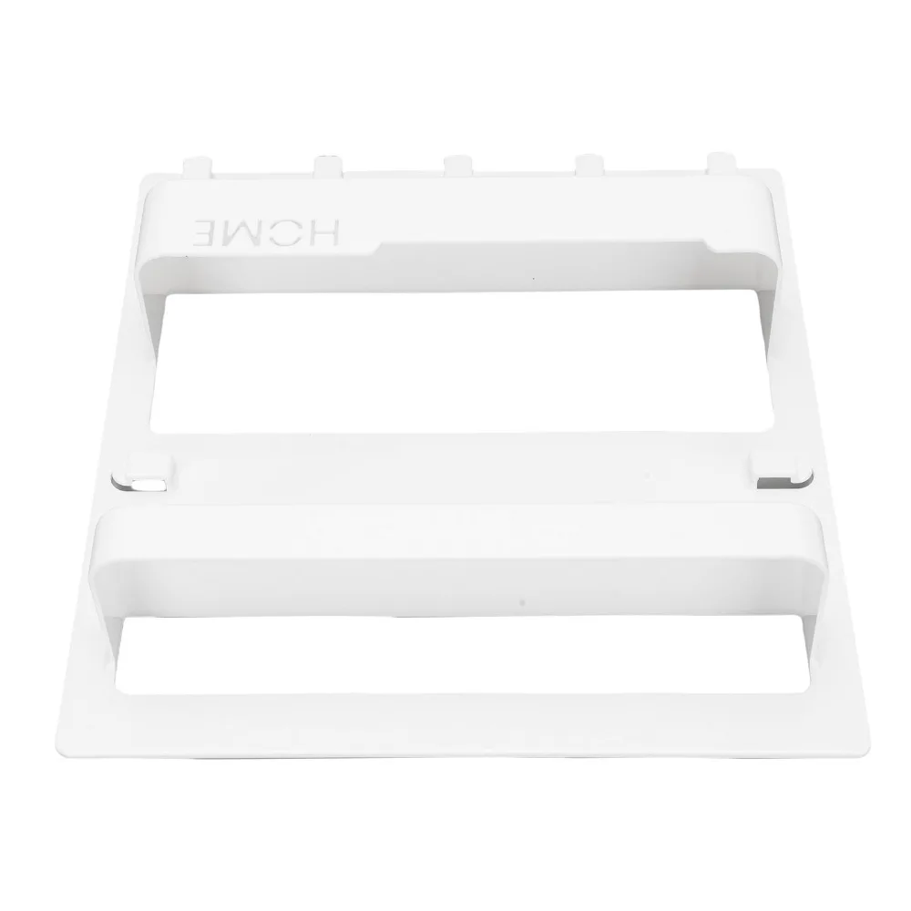 Self Stick Wall Mount Shelf Plastic With Hooks Wall Organizer Shelf 9.5x9.1in With Cable Clips Adhesive Shelf Organizer