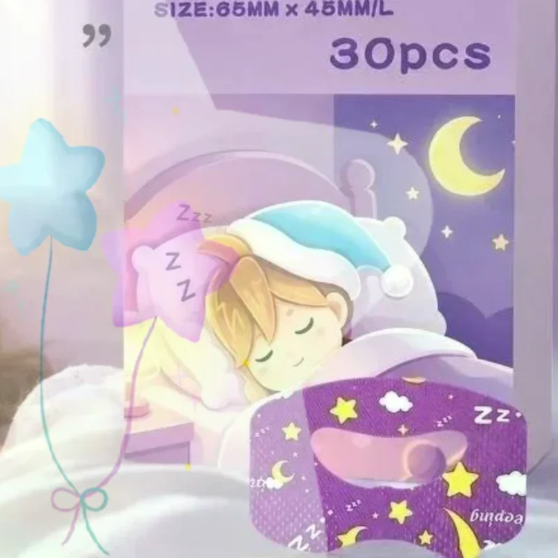 Sleeping Mouth Tape 30Pcs Anti Snoring Breath Corrector Strips Hypoallergenic Gentle Skin-Friendly for Adult Night Use