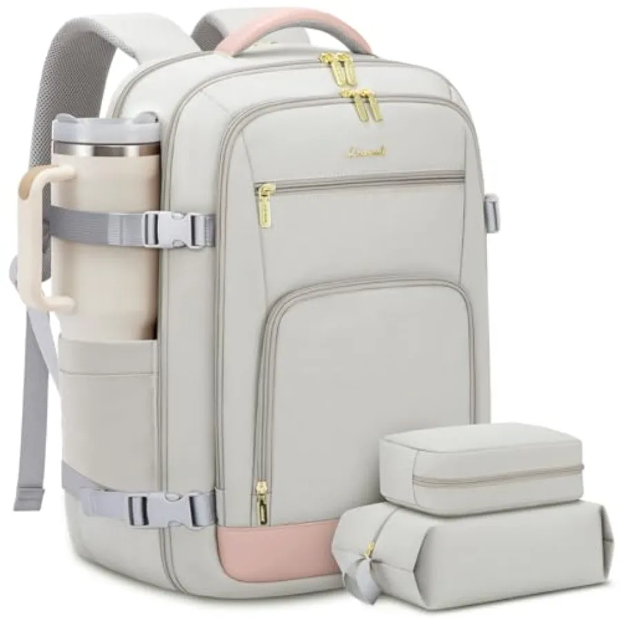 

Travel Backpack For Women 40L Carry On Backpack Flight Approved TSA Personal Item Travel Bag Fits 17 Inch Laptop Business Weeke