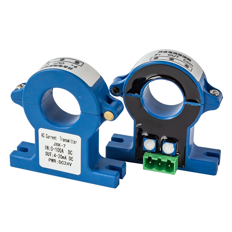 Hall Current Sensor 20mm 25mm 38mm 4-20MA to 0-10V to RS485 Open Loop DC Current Transmitte DC 24V 50-1200A Current Transducer