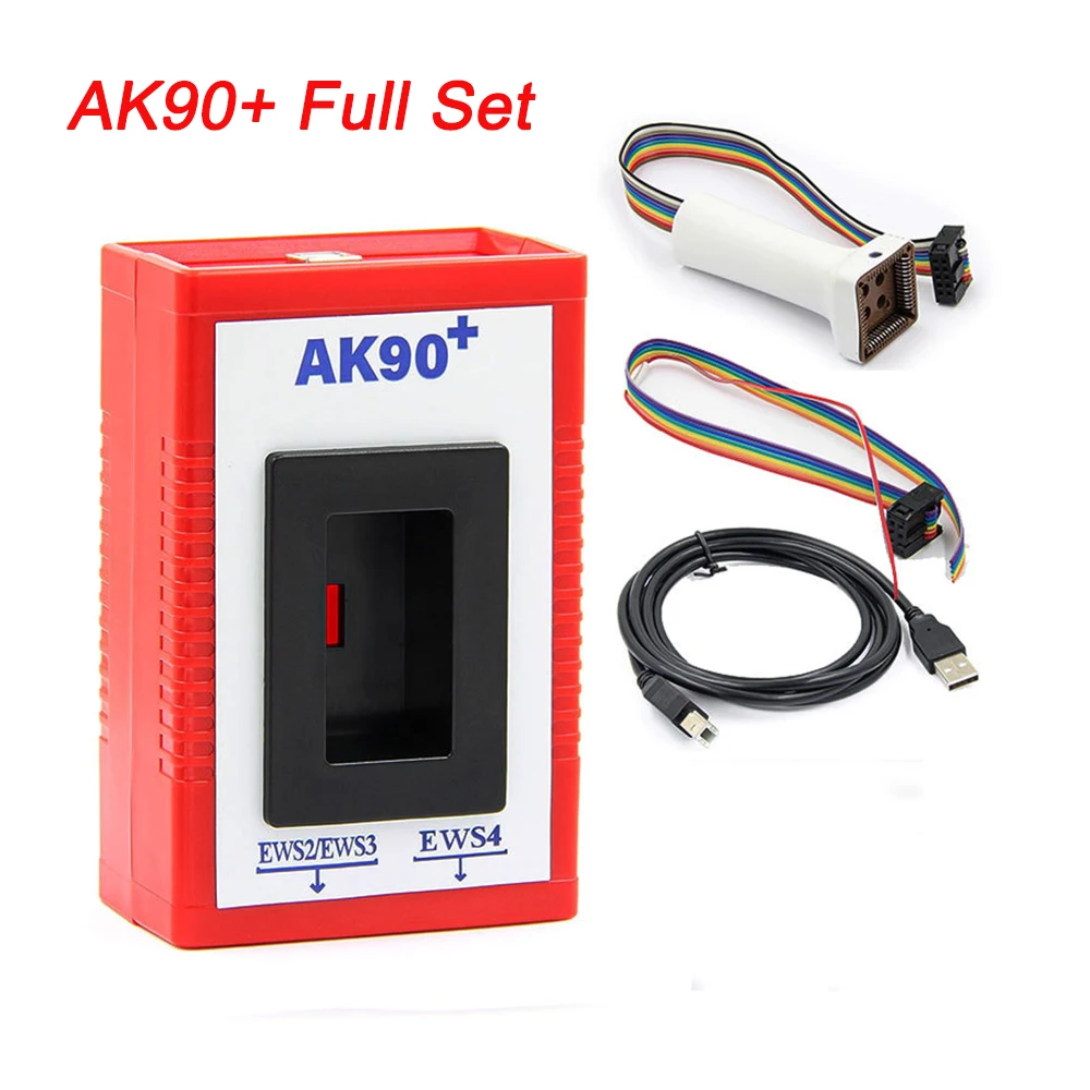 For BMW AK90+ V3.19 Auto Key Programmer Tools EWS Code Reader From 1995-2009 AK 90 Identify Keys CAS  EWS2/3/4 Programming Tool