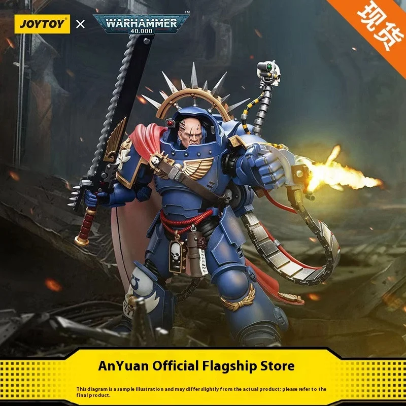 

JOYTOY Warhammer 40,000 Ultramarines Captain in Gravis Armour 1:18 Collectible Action Figure Original Model