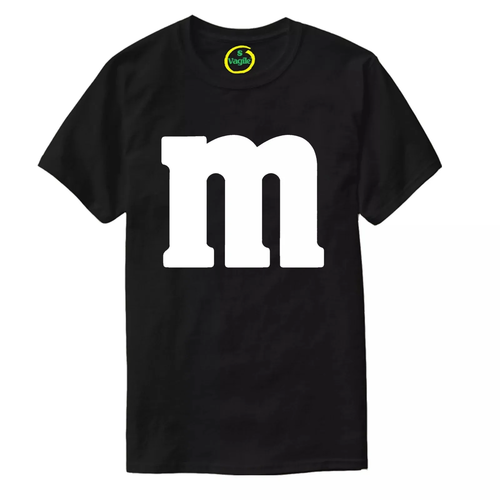 M&M T-Shirt Halloween Stag Do Couples Costume Mens Unisex Joke Top Fancy Dress  Fashionable, trendy, romantic T-Shirt